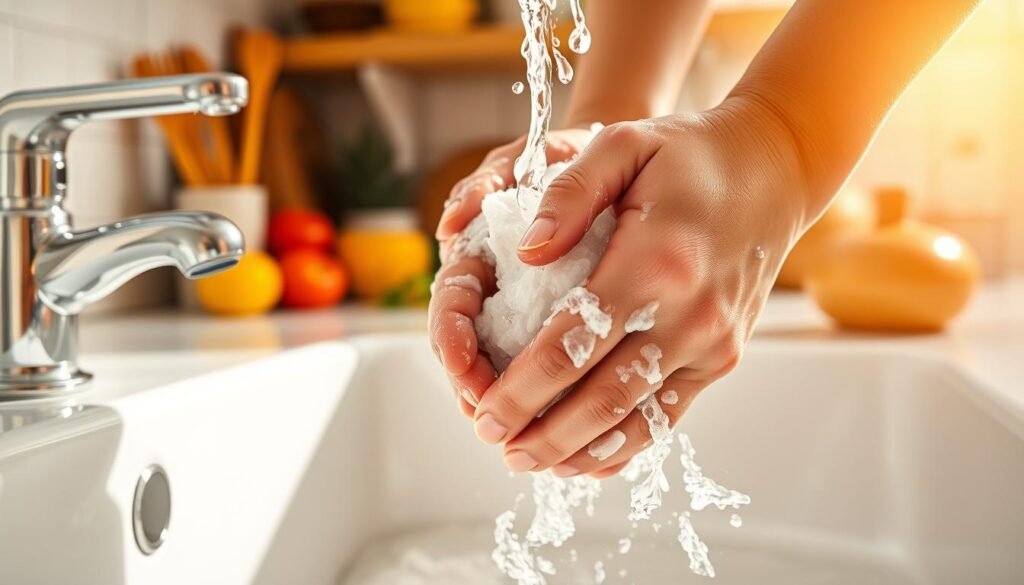 hand washing