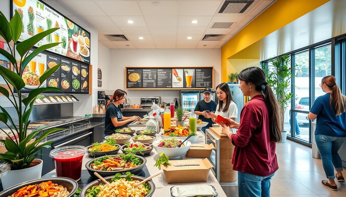 healthy fast food ordering